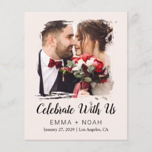 Budget Foto Cream Hochzeit  Flyer