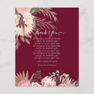 BUDGET-Foto Danke, dass Sie Karte Pampas Grass Hoc