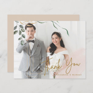 BUDGET FOTO Danke Karte - CHEAP Modern Einfach