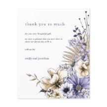 Budget Foto Florals Lilac Wedding Vielen Dank