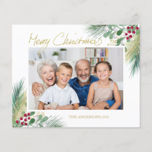 Budget Foto Foliage Berries Frohe Weihnachten