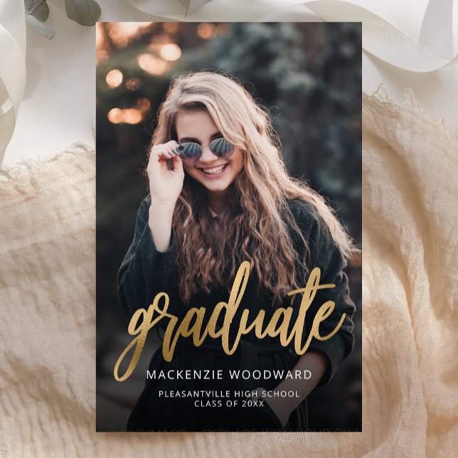 Budget Foto Gold Script Abschluss Ankündigung (Von Creator hochgeladen)