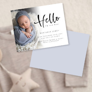 Budget Foto Hallo Boy Blue Geburtserklärung