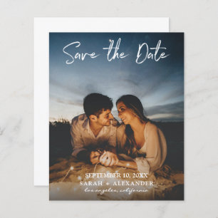 Budget Foto Handwriting Vert Save the Date V2