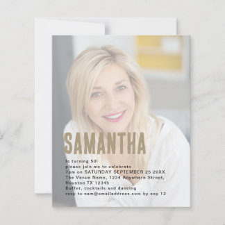 Budget Foto Hintergrund 50. Geburtstagspartei