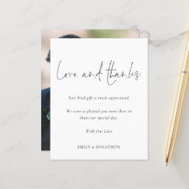 Budget Foto Hochzeit Liebe und Dankeschön Script