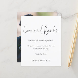 Budget Foto Hochzeit Liebe und Dankeschön Script