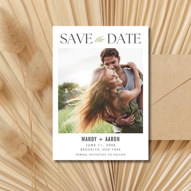 Budget Foto Hochzeit speichern Datum Save The Date (Budget Photo Wedding Save the Date)