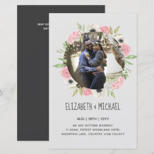 BUDGET-FOTO-HOCHZEITSEINLADUNGEN - Blumenkranz
