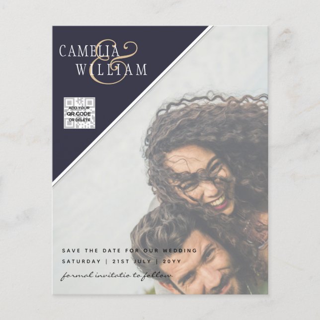 Budget Foto Hochzeitsempfehlung gemischte Farben Flyer (Vorne)