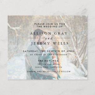 Budget Foto Hochzeitslandschaft Flyer