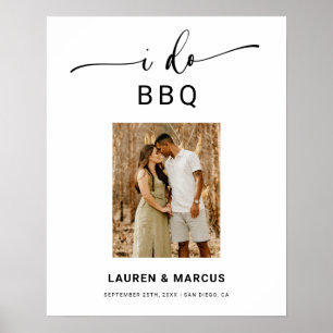 Budget-Foto-Ich-mache-BBQ-Hochzeits-Einladung-Will Poster