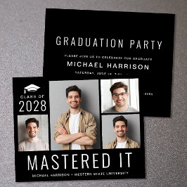 Budget Foto Master Degree Black Graduation Party