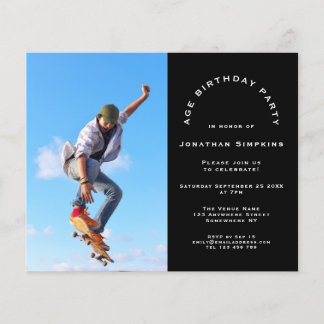 Budget Foto Mensch jedes Alter Geburtstag Black Ei