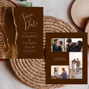 Budget Foto Mocha Gold Achat Braun Save the Date