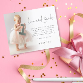 Budget Foto Overlay 1. Geburtstag Vielen Dank