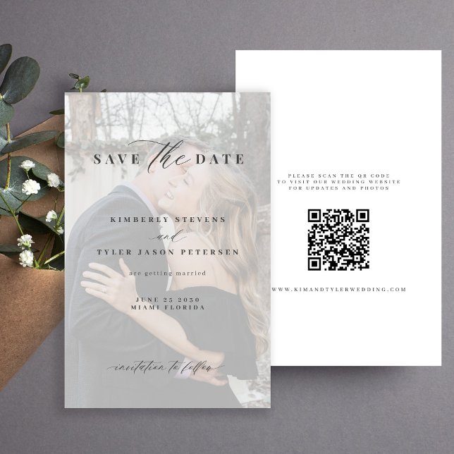 Budget Foto Overlay QR CODE Hochzeit speichern Sie (Von Creator hochgeladen)