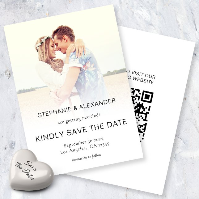 Budget Foto Overlay QR Hochzeit Speichern Sie das  (Von Creator hochgeladen)