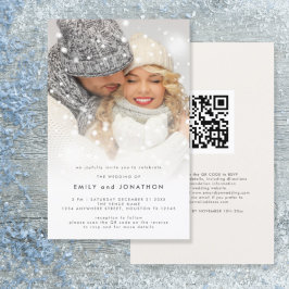 Budget Foto Overlay QR Weihnachtsaufenthalt Einlad