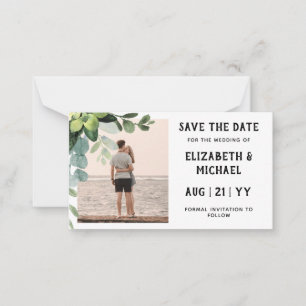 BUDGET-Foto Rett Dates Greenery Eukalyptus Mitteilungskarte
