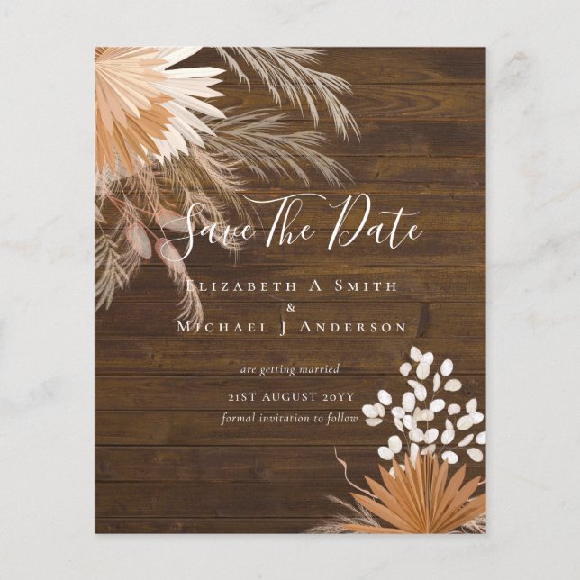 BUDGET Foto Rett Dates PAMPAS Grass Terracotta Flyer (Vorne)
