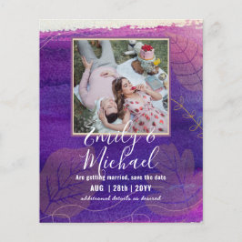 Budget Foto Save the Date Abstrakt Hochzeit