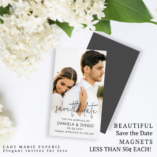 Budget Foto Speichern Sie die Datumsmagnete Magnetische Visitenkarte