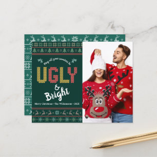 Budget Foto Ugly Sweater Christmas Green Card