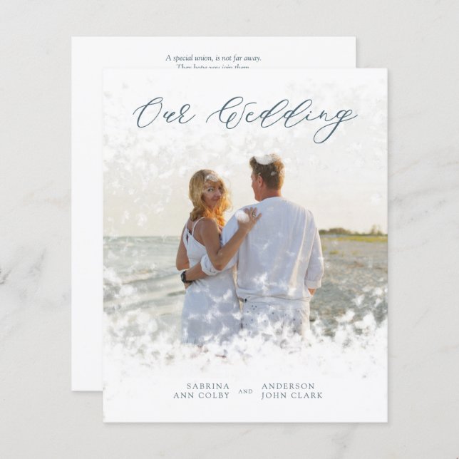 Budget Foto Wimshical Our Wedding Script (Vorne/Hinten)