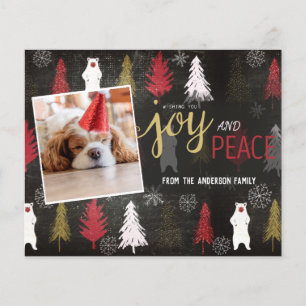 Budget Freude und Frieden Foto Weihnachten