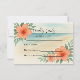 Budget Friendly Picturesque RSVP Card Karte