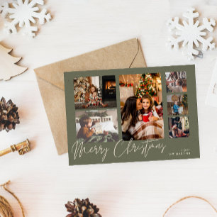 Budget Frohe Weihnachten auf Green 6 Foto Flyer