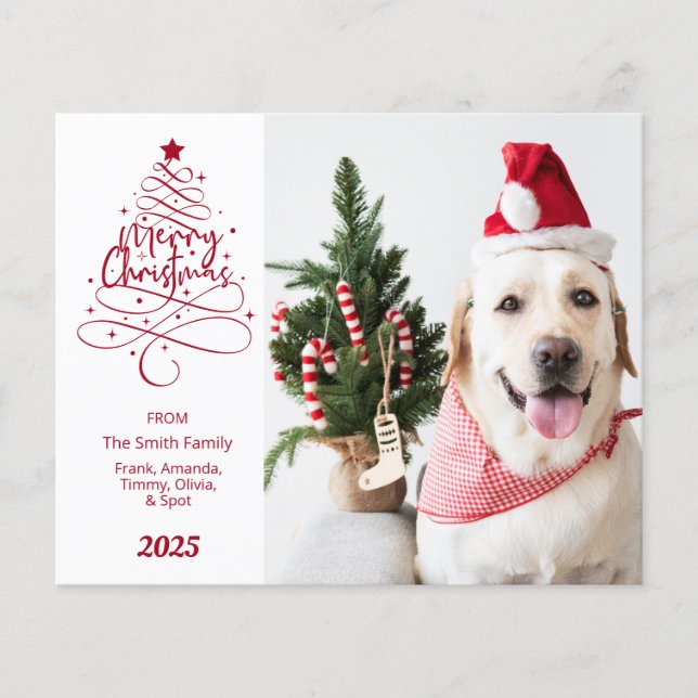 Budget Frohe Weihnachten Foto (Vorderseite)