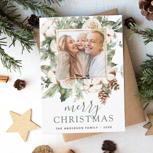 Budget Frohe Weihnachten Grüne Foto Urlaub