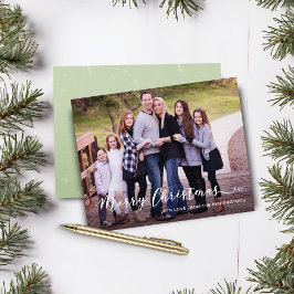 Budget Frohe Weihnachten handgeschriebenes Weihnac