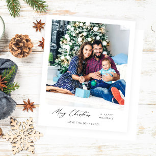Budget Frohe Weihnachten Instant Foto Minimalistis