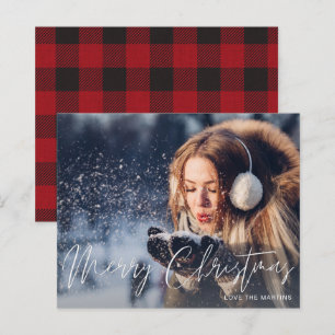 Budget Frohe Weihnachten Modernes Script Foto 2