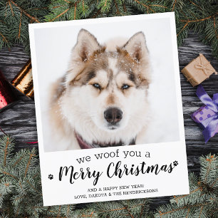 Budget Frohe Weihnachten von der Hunde-Haustier-Fo
