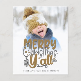 Budget Frohe Weihnachten Y'All Foto Künstlerische 