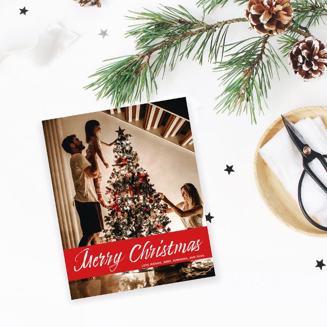 Budget Frohe Weihnachts-Handschrift und Roter Flye Flyer (Von Creator hochgeladen)