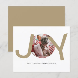 BUDGET Frohe Weihnachts-Joy Foto-Karte