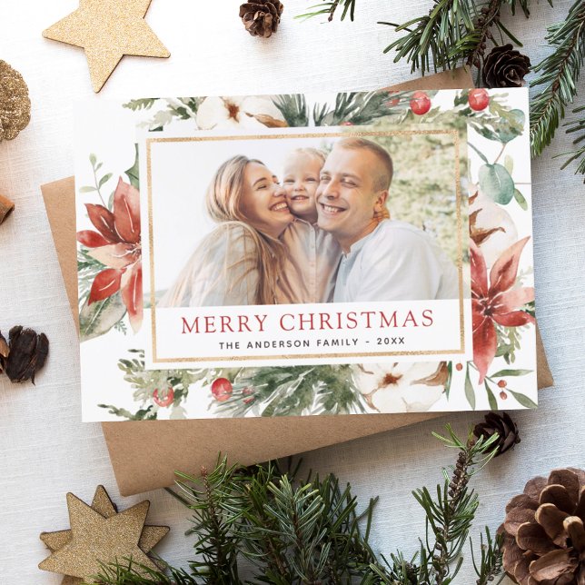 Budget Frohe Weihnachtsgrün Foto Holiday Flye Flyer (Von Creator hochgeladen)