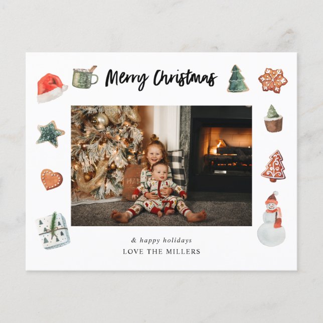 Budget Frohe Weihnachtskost & Leckereien Foto Flyer (Vorne)