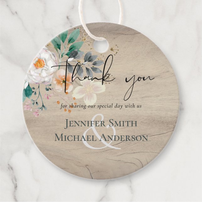 BUDGET Frühjahrswochen Wildblumen Barn Garden Hoch Geschenkanhänger (Vorderseite)