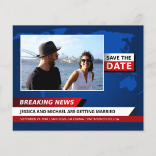 Budget Fun Breaking News TV-Foto Save the Date