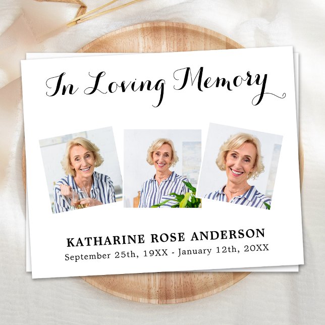 Budget für die Liebe Erinnerung 3 Foto Beerdigung  (Von Creator hochgeladen)