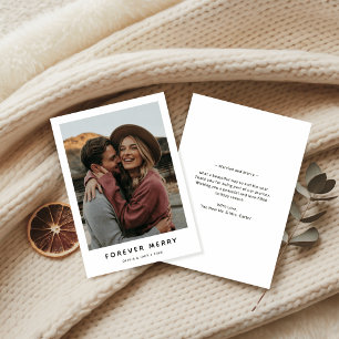 Budget Für Immer Fröhlich Verheiratet Foto Weihnac Feiertagskarte