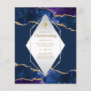 BUDGET Galaxy CHRISTENING lädt Taufe Bautizismus e