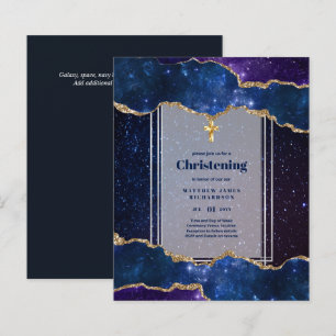 BUDGET Galaxy CHRISTENING lädt Taufe Bautizismus e