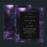 Budget Galaxy Weltraumhochzeit<br><div class="desc">** SATIN PAPIER IST PAPIERTHIN. AKTUALISIEREN SIE DAS PAPIER FÜR EIN BILD, KARTENPAPIER. HAT EINE OPTION FÜR ENVELOPES. *** Rette Geld für Einladungen mit dieser kleineren Einladung, die eine Option für Umschläge hat. Gönnen Sie sich ein phantastisches Silvesterabend-Party mit Ihrem Galaxy Outdoor Space Party. Eine größere Karte oder mehrere Optionen...</div>